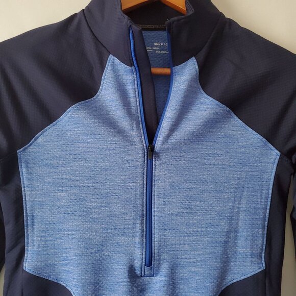 Under Armour Women's Activewear ColdGear Reactor 1/2 Zip Lapis Blue Top Size SM - Picture 8 of 16